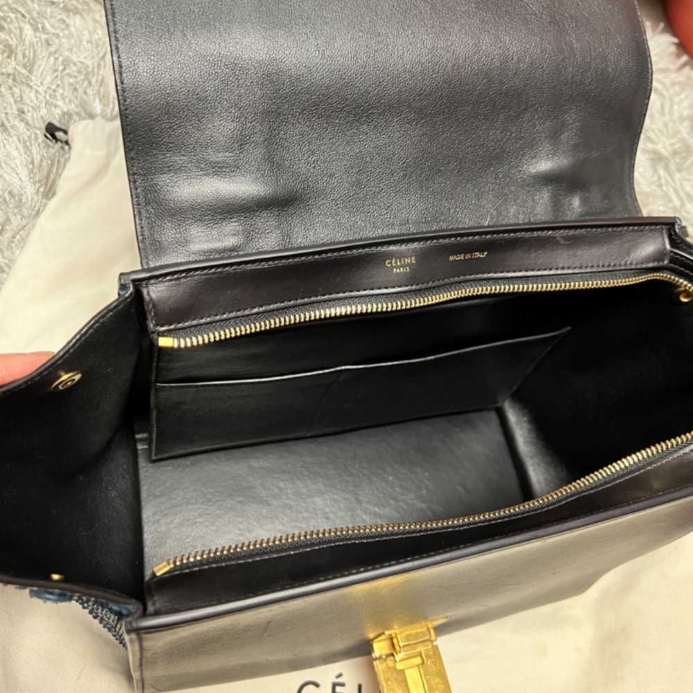 Celine Python Trapeze Bag 100% Authentic - image 6